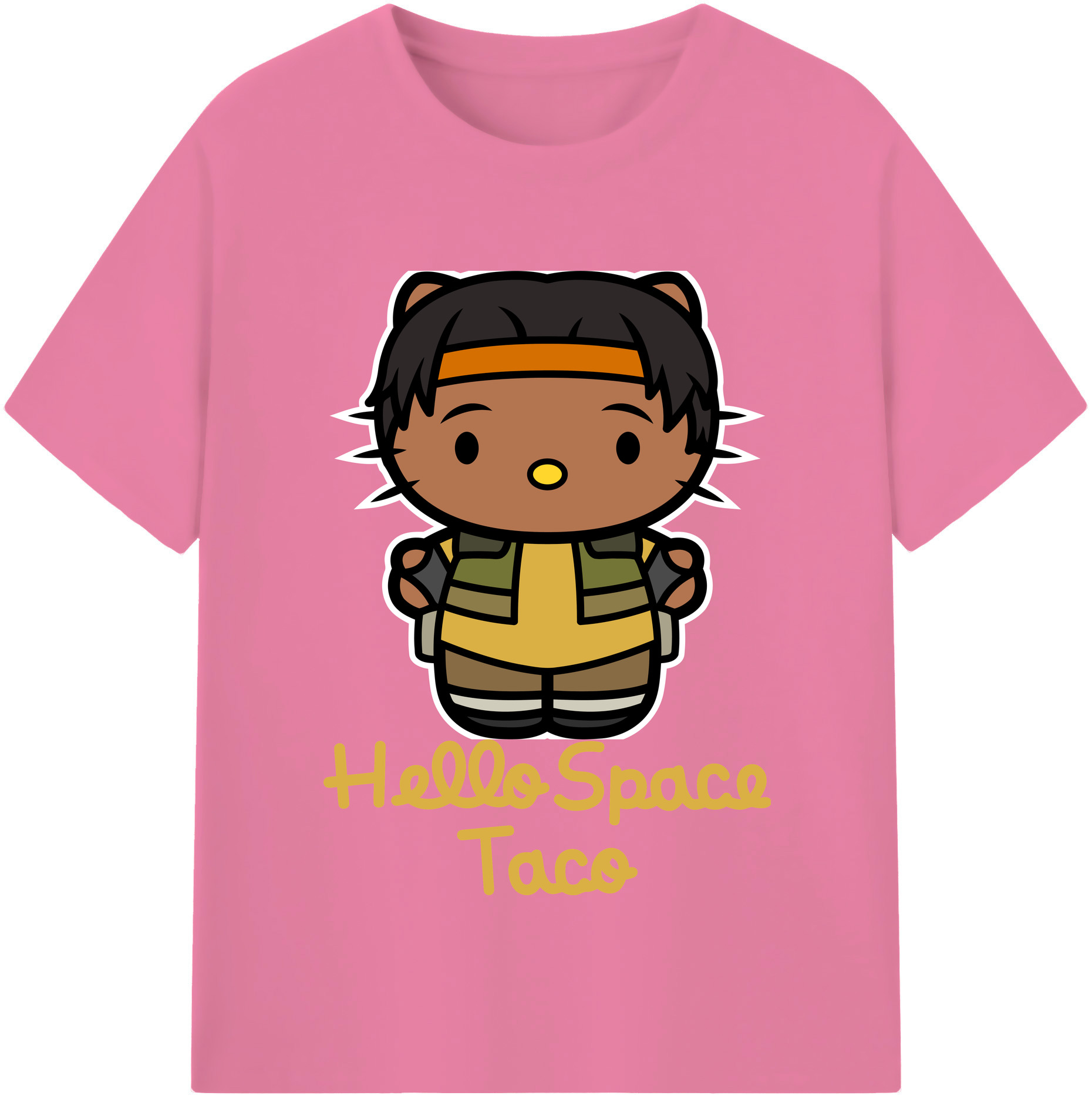 （画像用） Hello Kitty ハローキティ 綿100％半袖Tシャツ（フロントプリント）